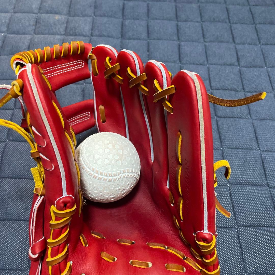 WAGYU JB パワーオレンジ硬式グローブ 専用ケース付き