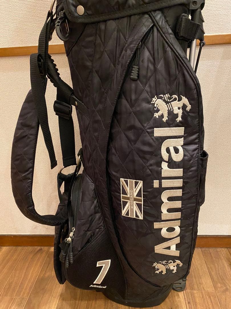 Admiral ゴルフスタンドバッグ ブラック