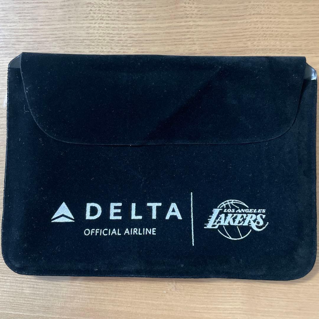 未使用 ロサンゼルス レイカーズ ノベルティ 現地 試合観戦 デルタ航空 コラボ