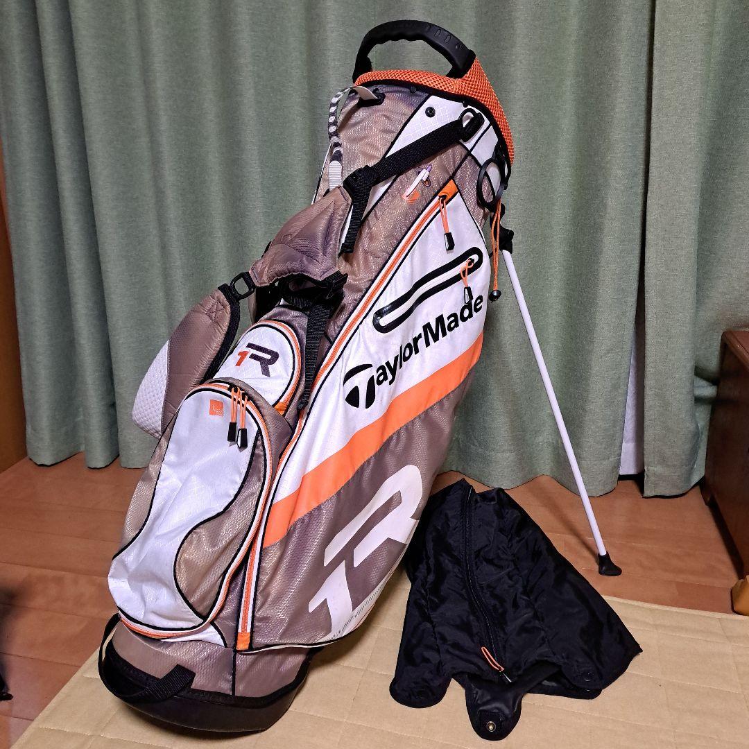 TaylorMade スタンド付きゴルフバッグ.フード付き.9.5インチ。