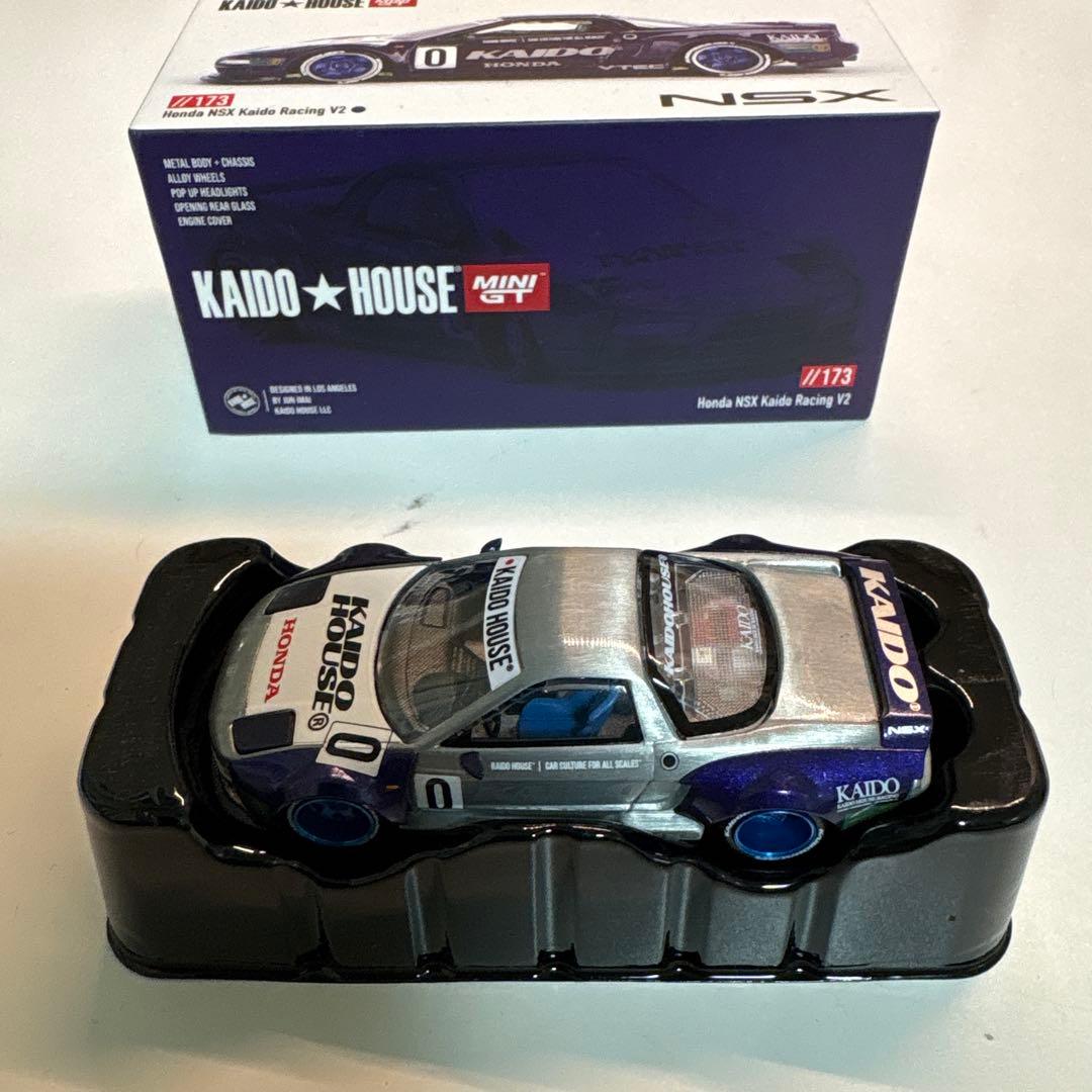 MINI GT 街道ハウス ホンダ NSX チェイス 紫