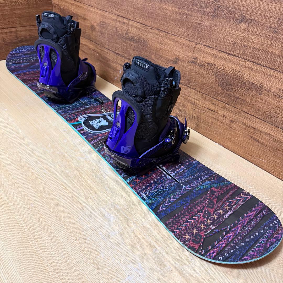 美品　BURTON バートン　レディース　スノーボード　5点セット　ブーツ無し