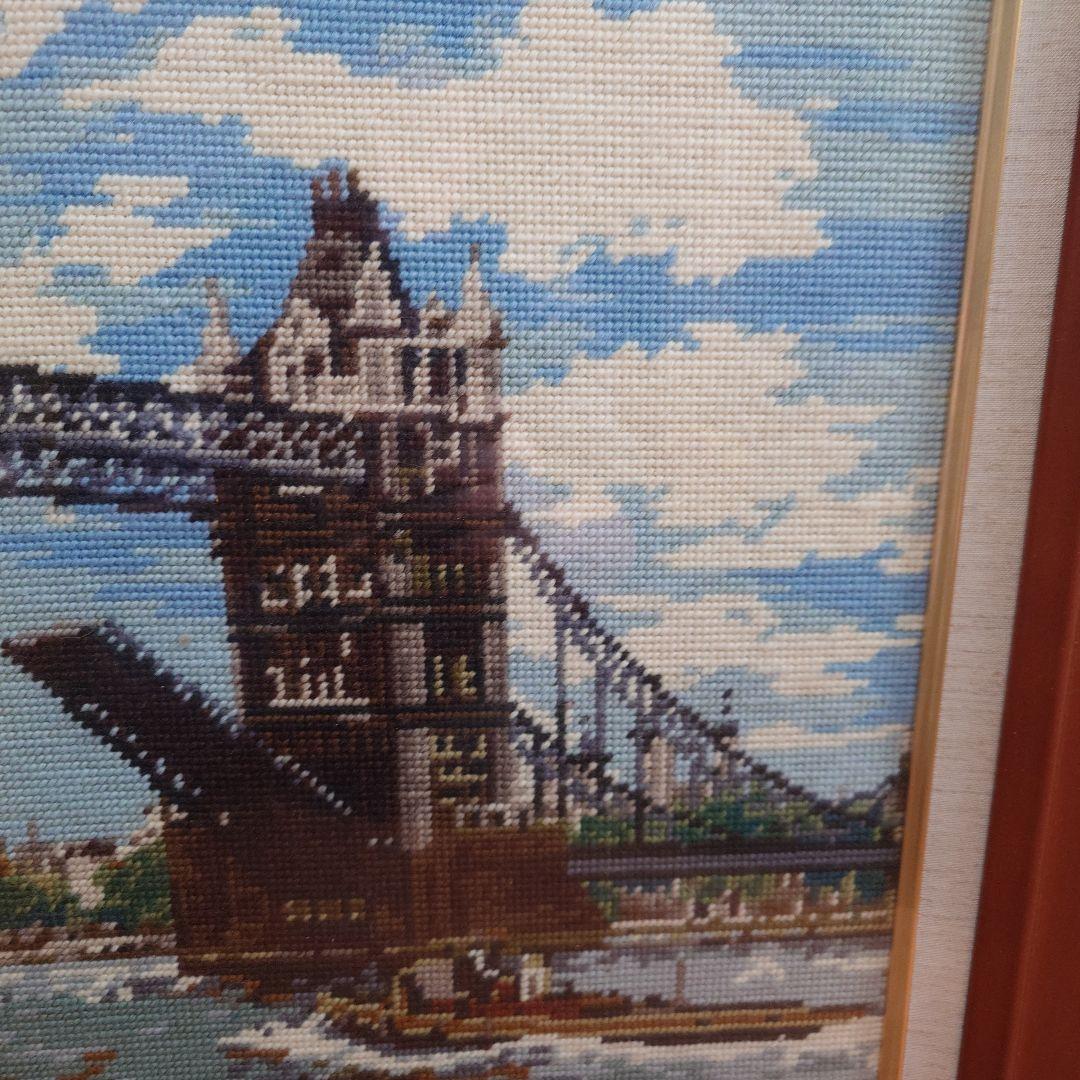 ロンドン タワー ブリッジ ニードルポイント Jean I Llingwort