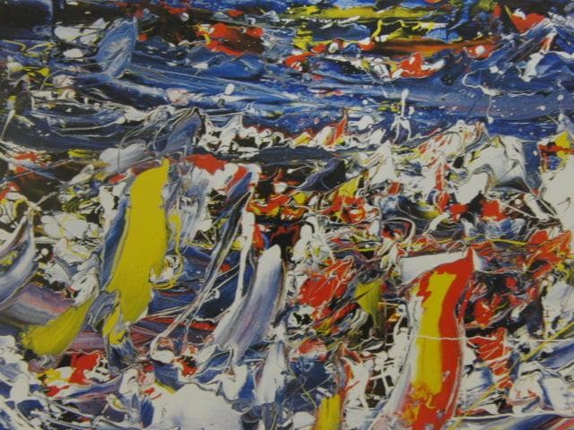 杉本ひろみ、【港の祭典（夢彩）】、希少な額装用画集より