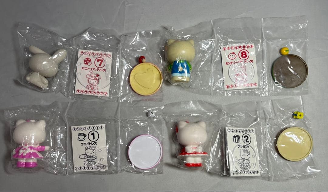 激レア　キティ　hello kitty アクセサリートレー　フィギュア　4種
