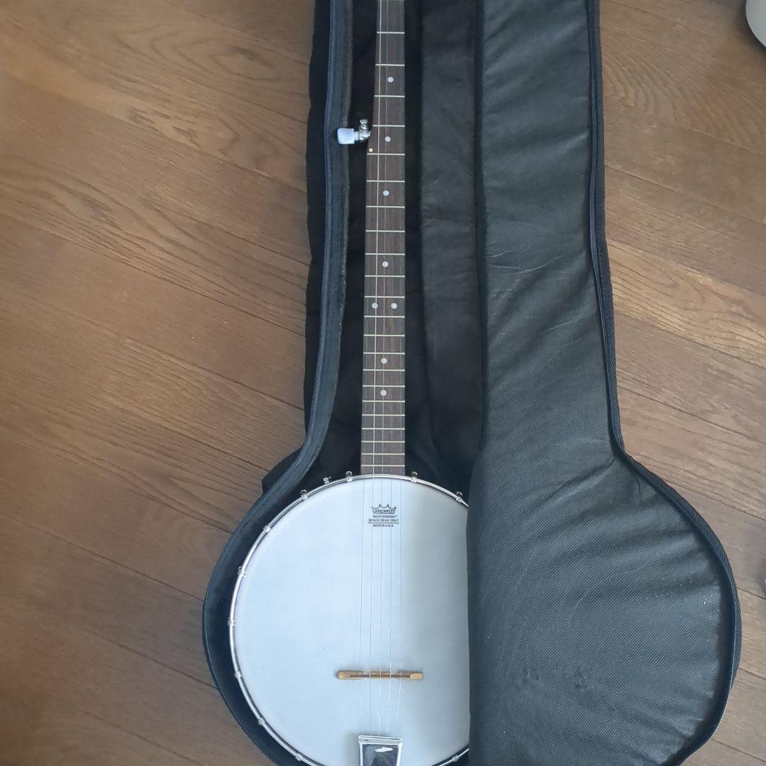 Blanton バンジョー ブラック ケース　弦　付き