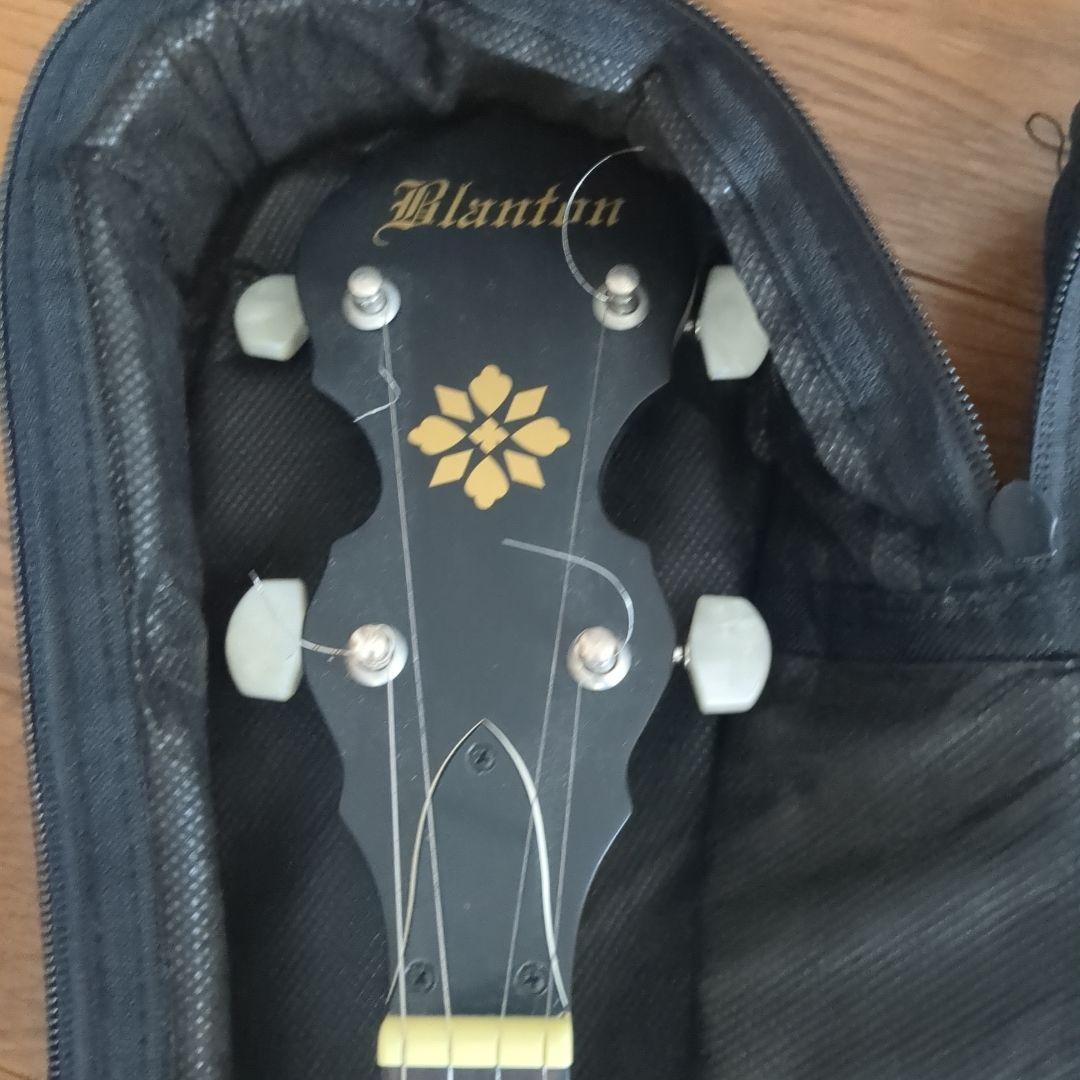 Blanton バンジョー ブラック ケース　弦　付き