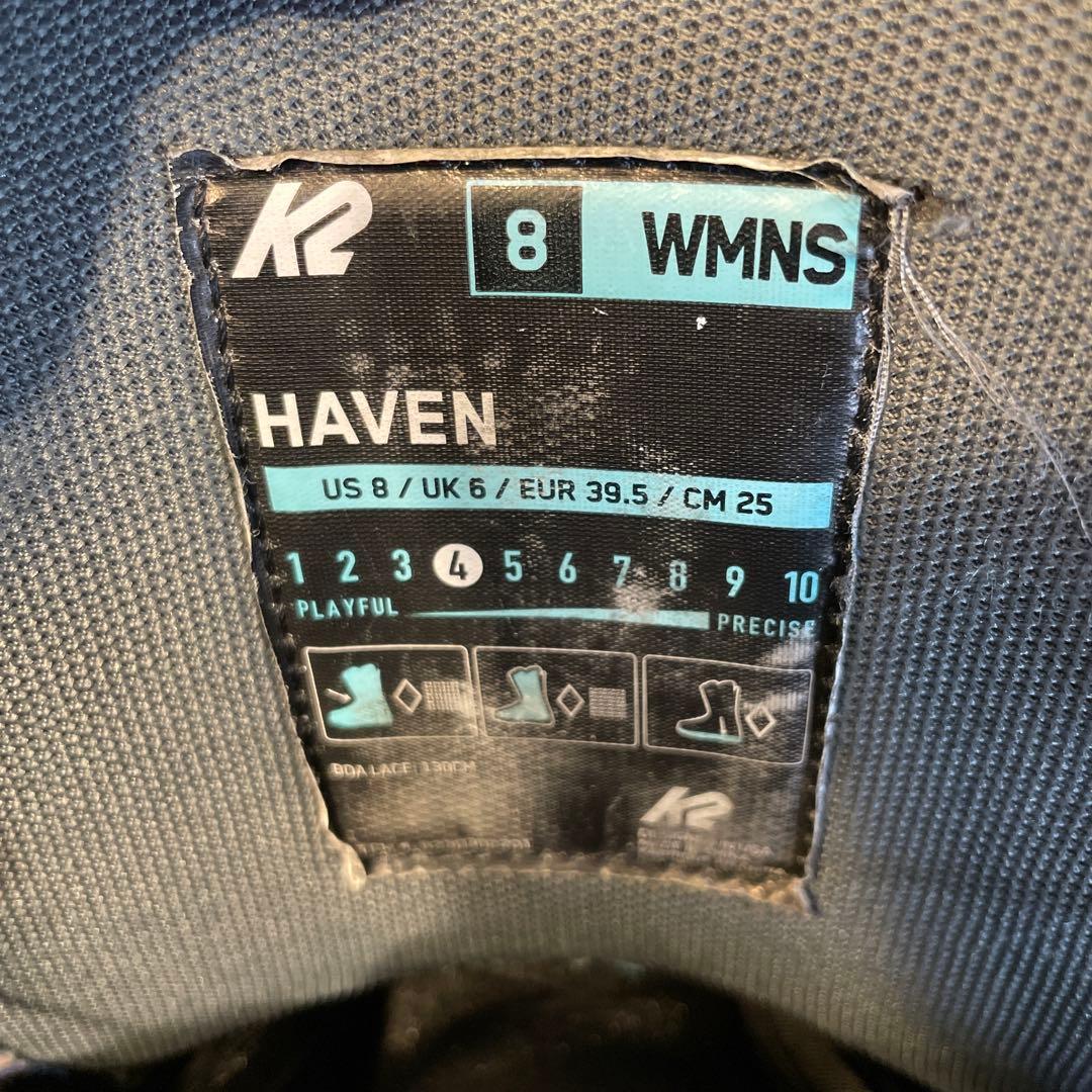K2 Haven スノーボードブーツ 女性用 25.0cm BOA