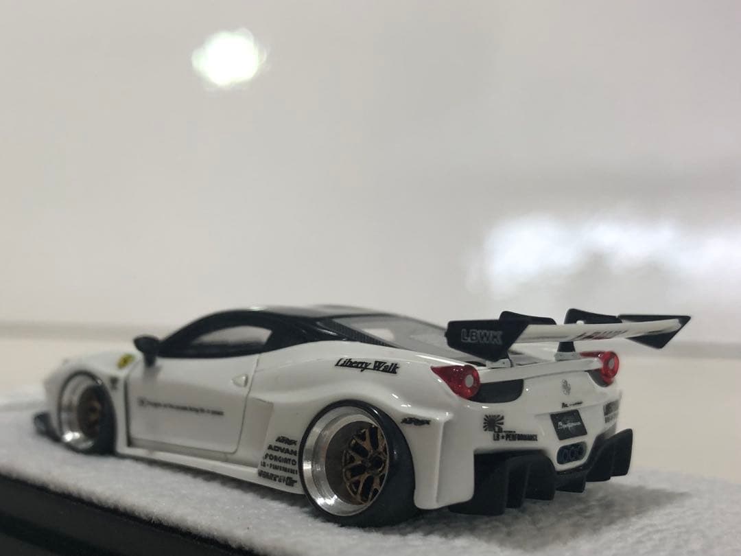 JEC 1/64 LBワークス　フェラーリ 458GTシルエット深リムカスタム