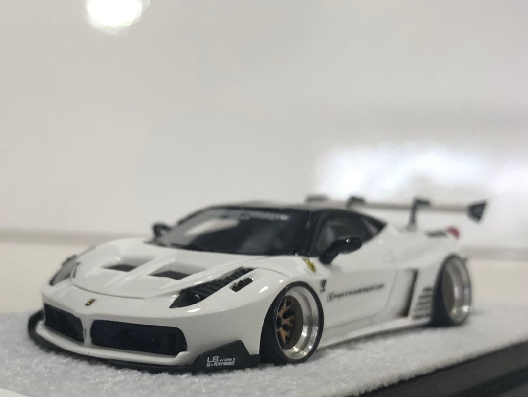 JEC 1/64 LBワークス　フェラーリ 458GTシルエット深リムカスタム