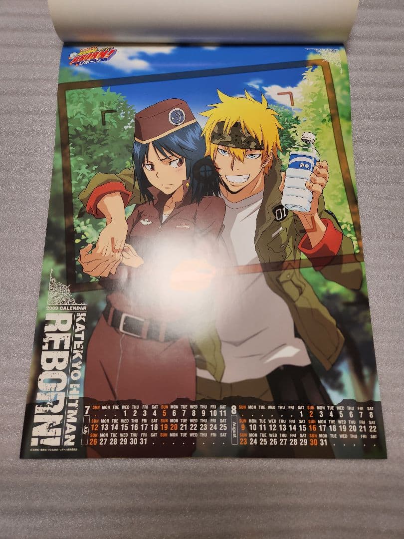【希少品】家庭教師ヒットマンREBORN 2009年カレンダー