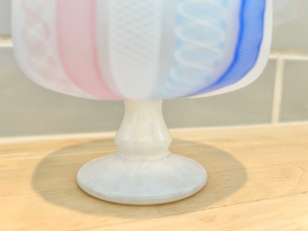 藤田喬平 手吹ガラス ヴェニス コンポート 共箱 文化勲章 美術品