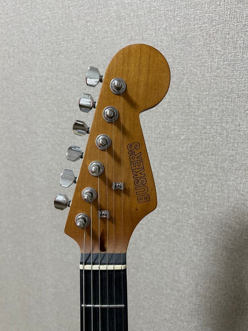 BUSKER'S バスカーズ　エレキギター ストラト　ミントグリーン