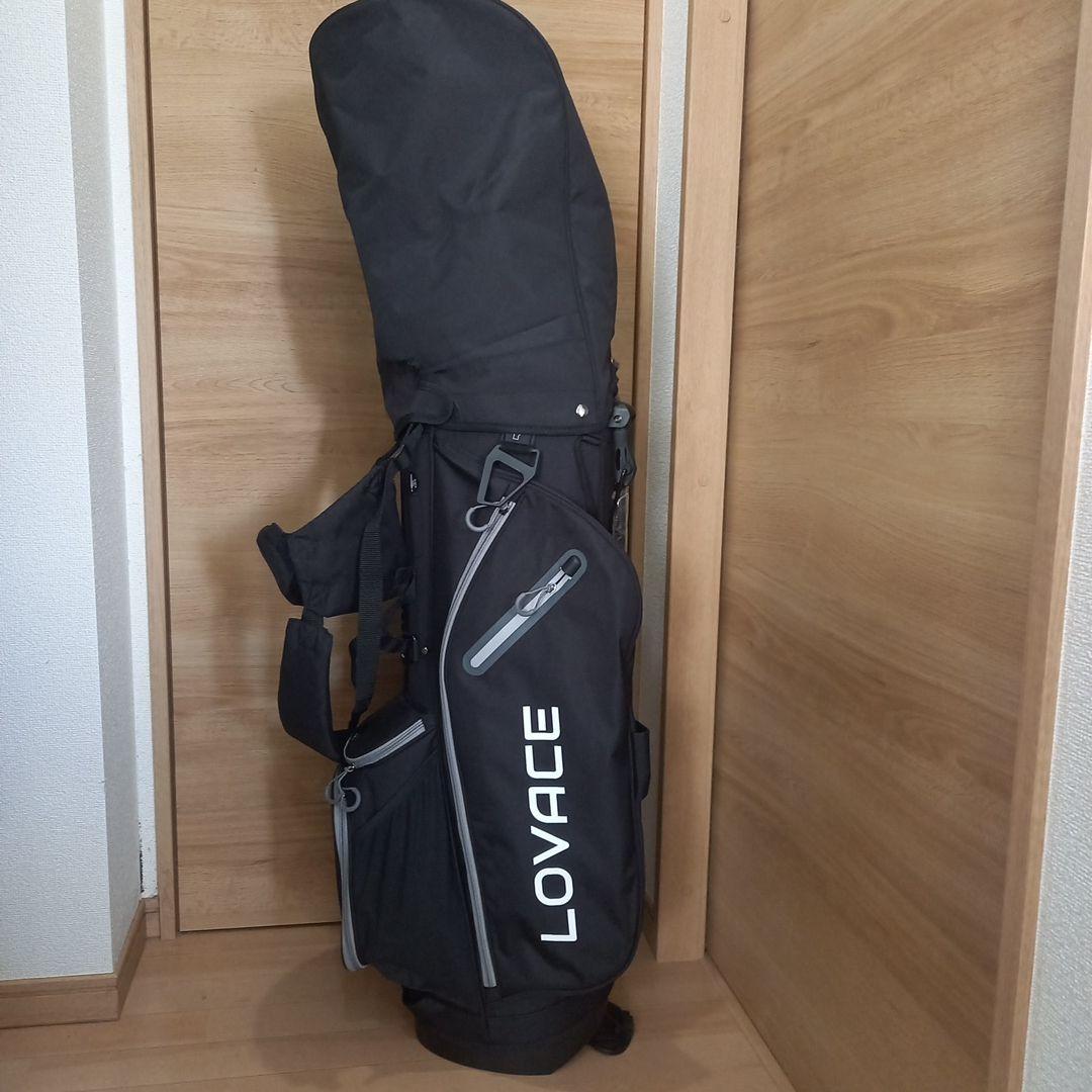 【新品未使用】LOVACE　14分割　スタンドキャディバッグ　ブラック