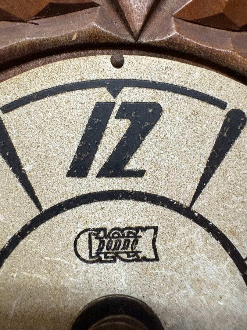 アンティーク梟時計