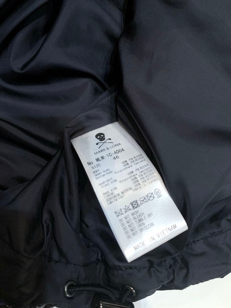 国内正規品　良品　完売　マークアンドロナ　MARK&LONA ダウン　ベスト