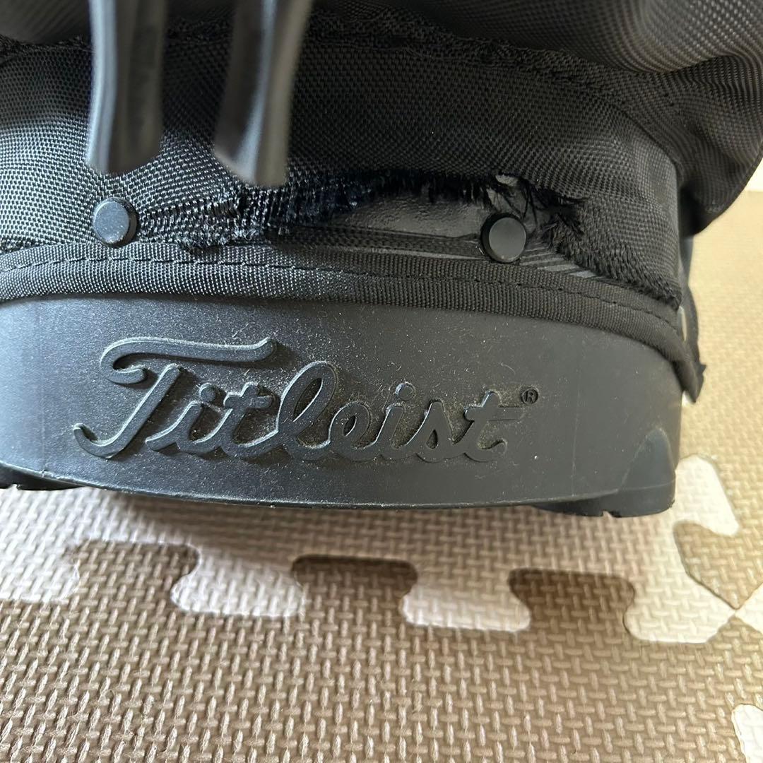 Titleist キャディバッグ 黒/白/赤