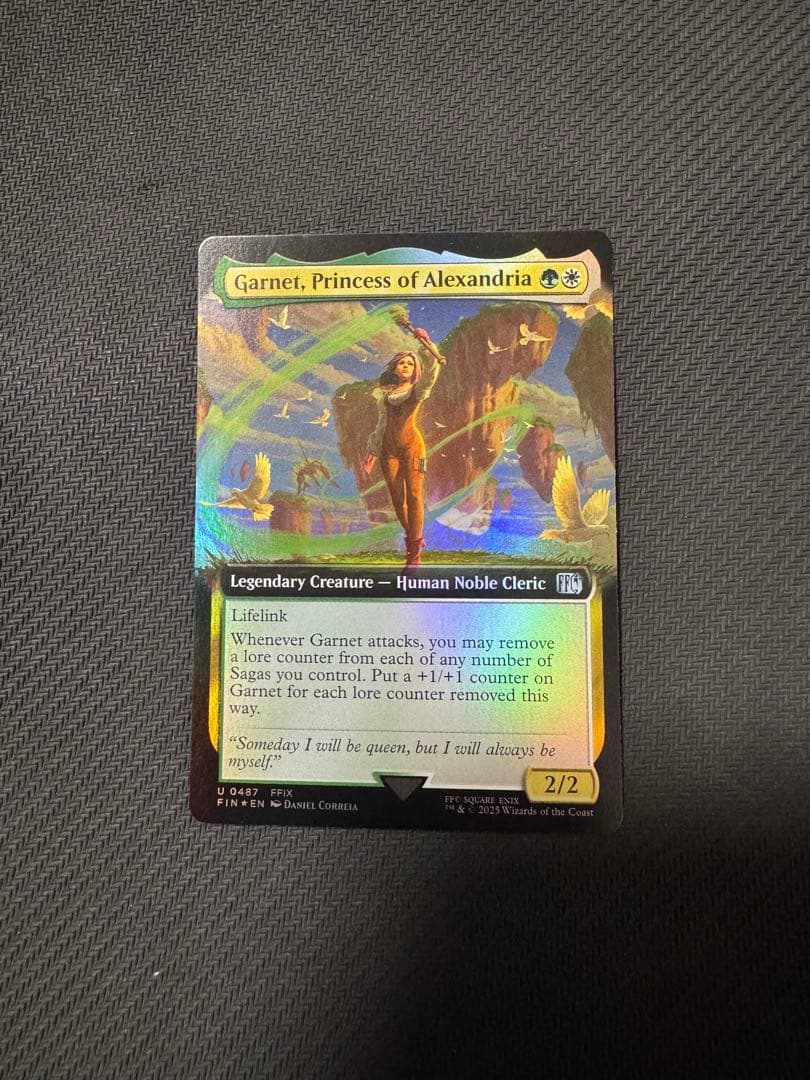 mtg アレクサンドリアの王女、ガーネット 英語　拡張foil