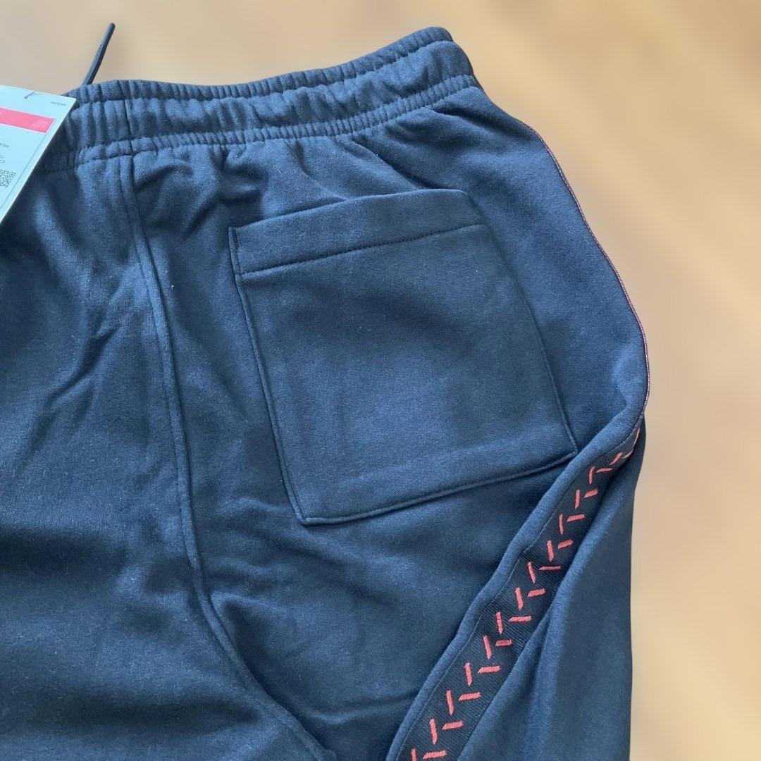 早い者勝ち！Jordan ブラック フーディーとパンツセット　Ｌ