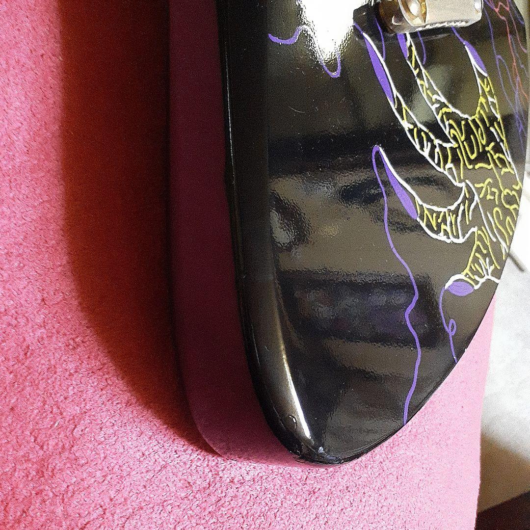 【良・美・レア品】謎の手・ペイント。hideモデル。MGモッキンバードギター。