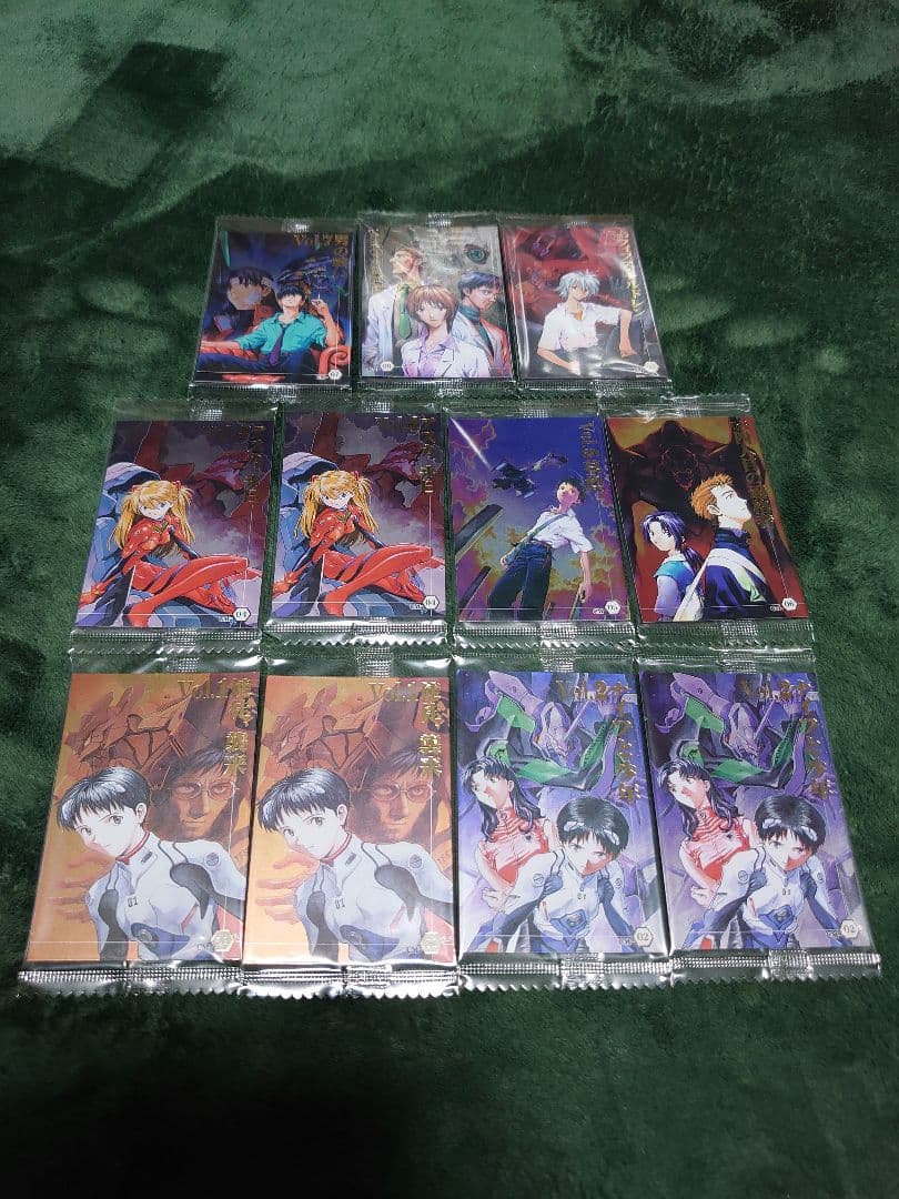 希少品 chap.1&2&3のみ 内袋未開封 エヴァンゲリオンウェハースカード