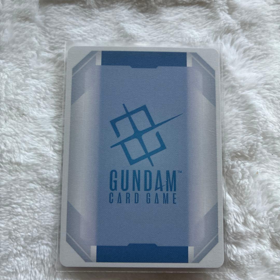 ガンダムカードゲーム【未使用】溢れる慈愛 β版 パラレル U+ G001-118