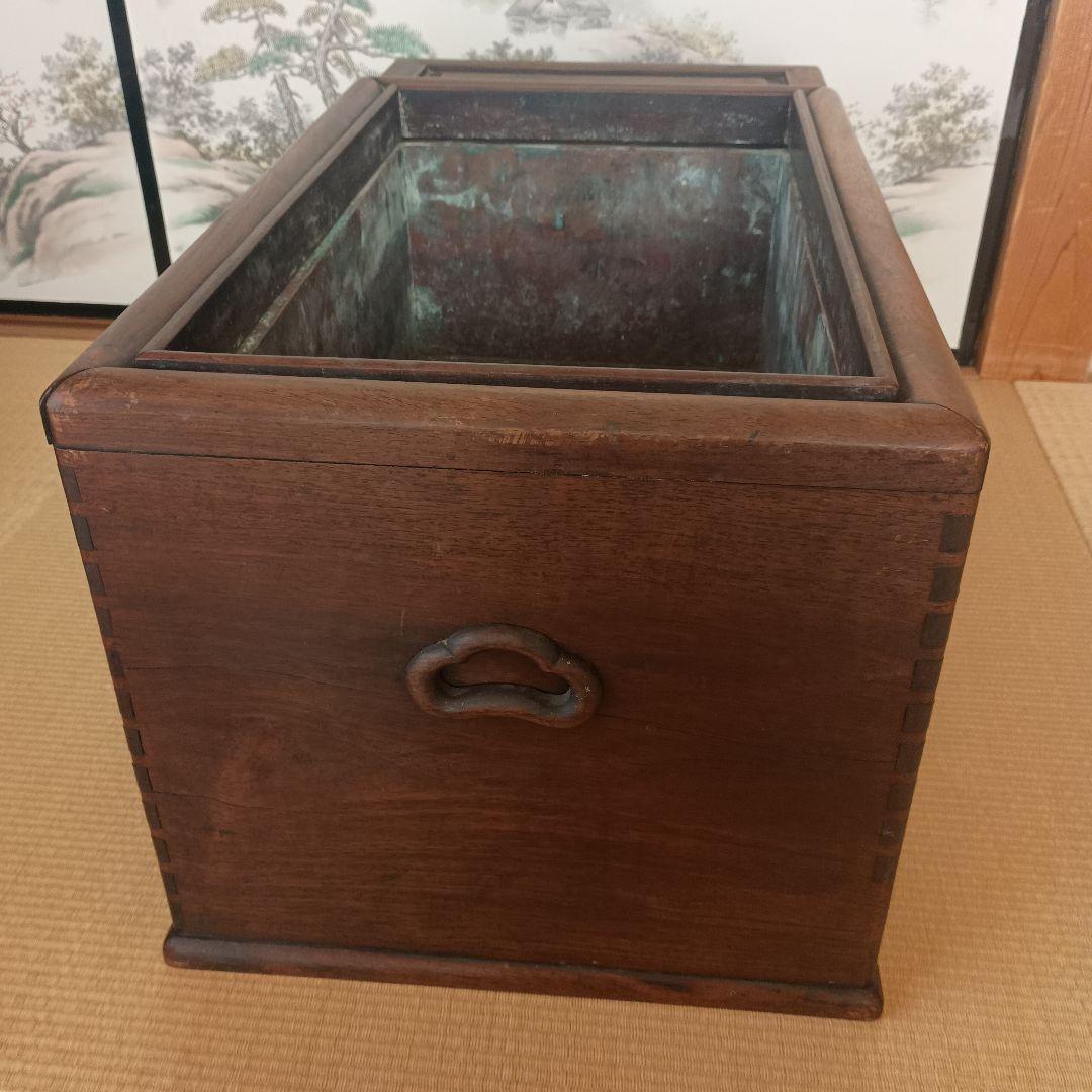 ★希少★ 関東火鉢 長方形 レトロ 骨董品 レア 送料込み