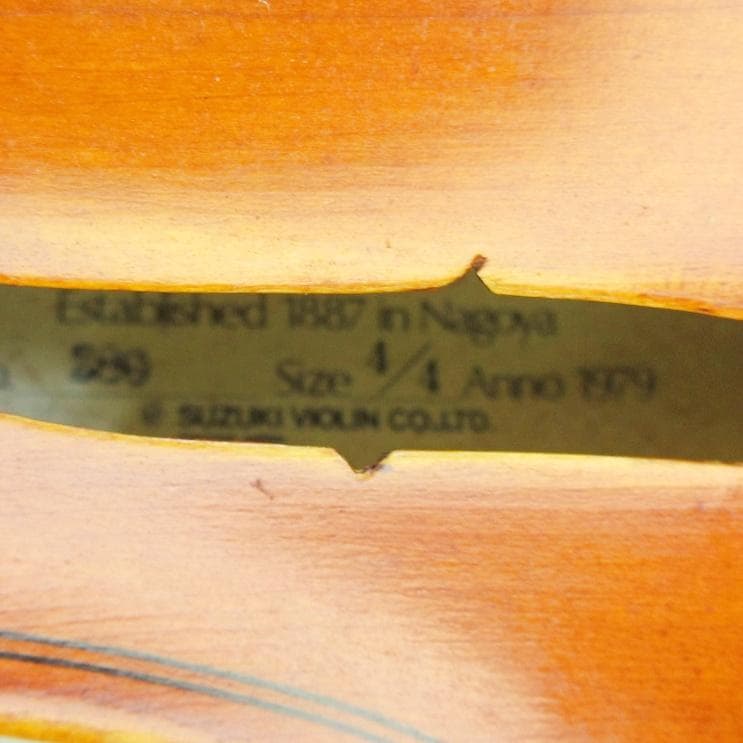 ✨付属品多数✨SUZUKI バイオリン No289 4/4 1979製