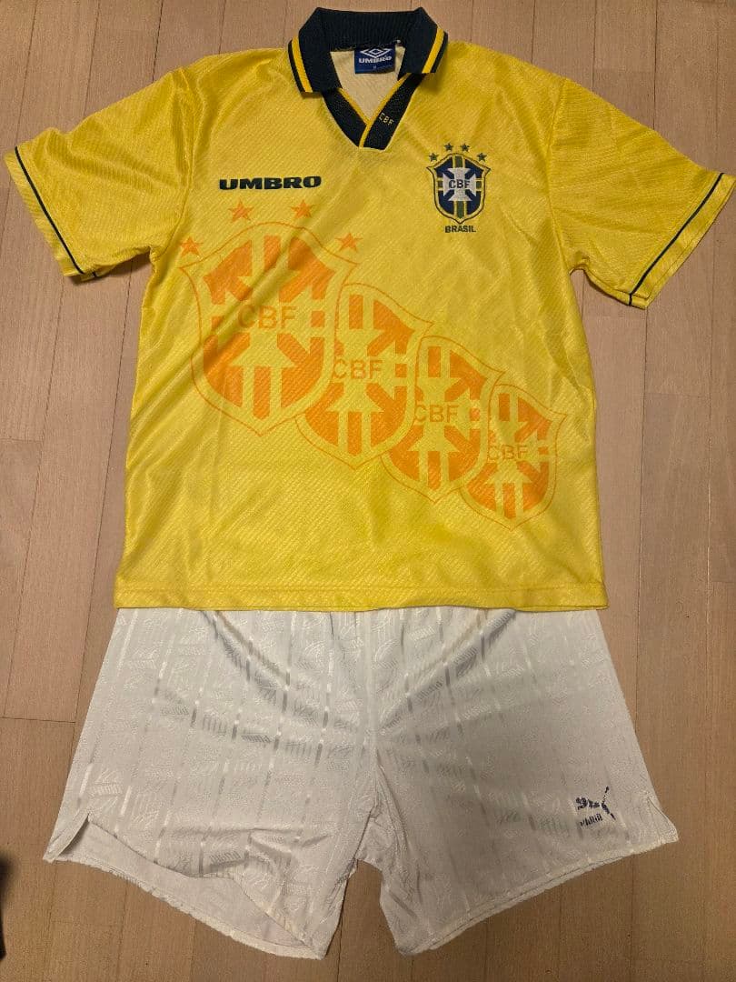 レア ブラジル代表 サッカー ユニフォーム Mサイズ 1994年 パンツセット