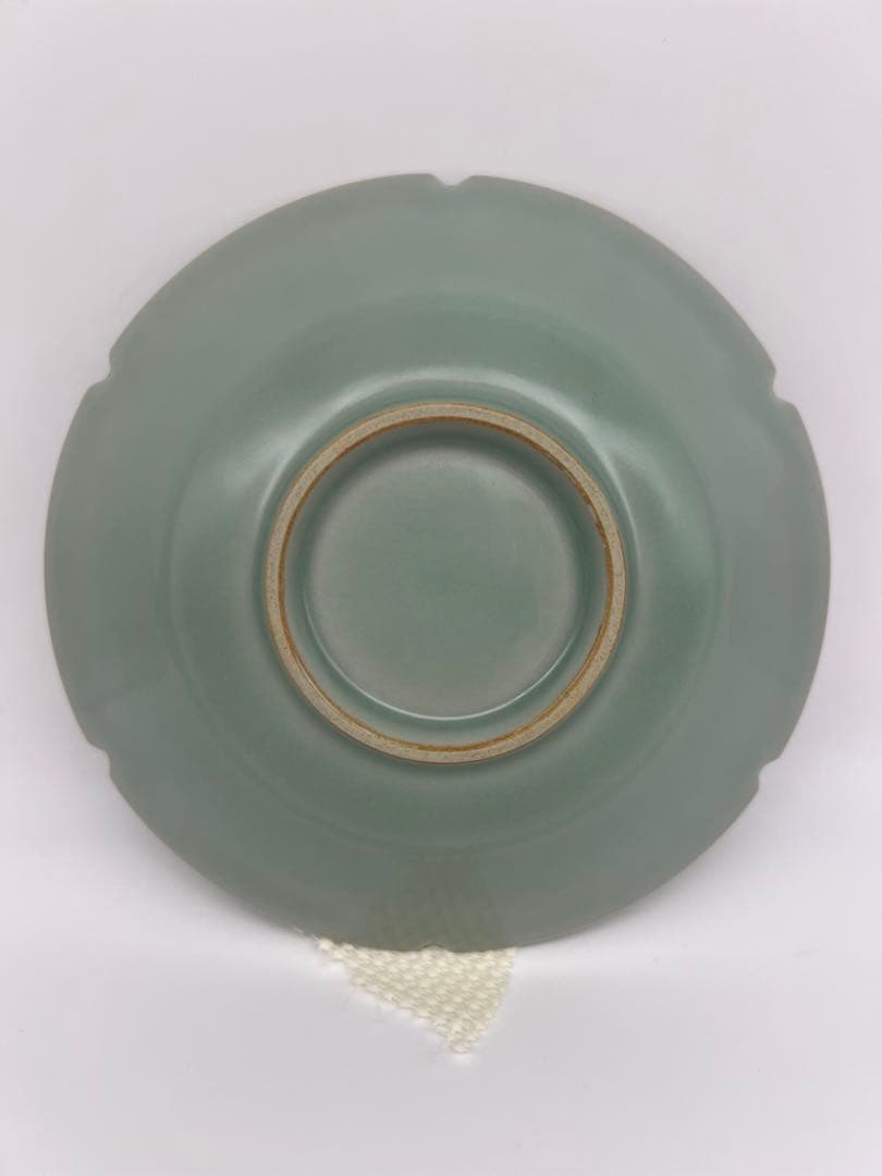 中国明清朝竜泉窯お皿　骨董　古美術　唐物コレクション　江戸アンティーク青磁