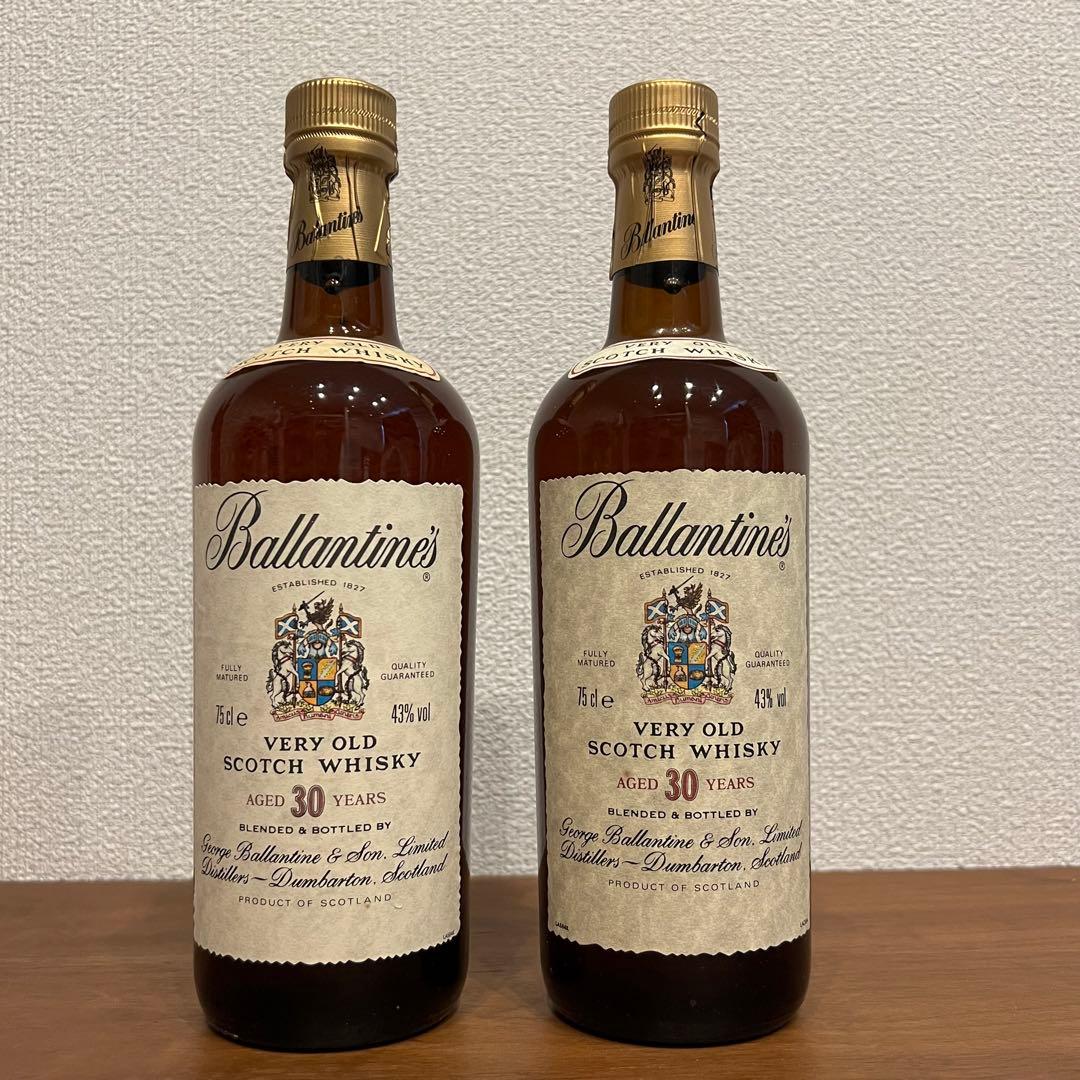 Ballantine's 30年 スコッチウイスキー 750ml 2本セット