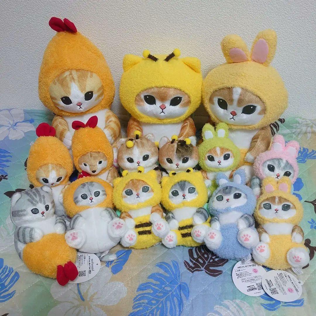 mofusand えびにゃん うさぎにゃん ミツバチにゃん ぬいぐるみ BIG②