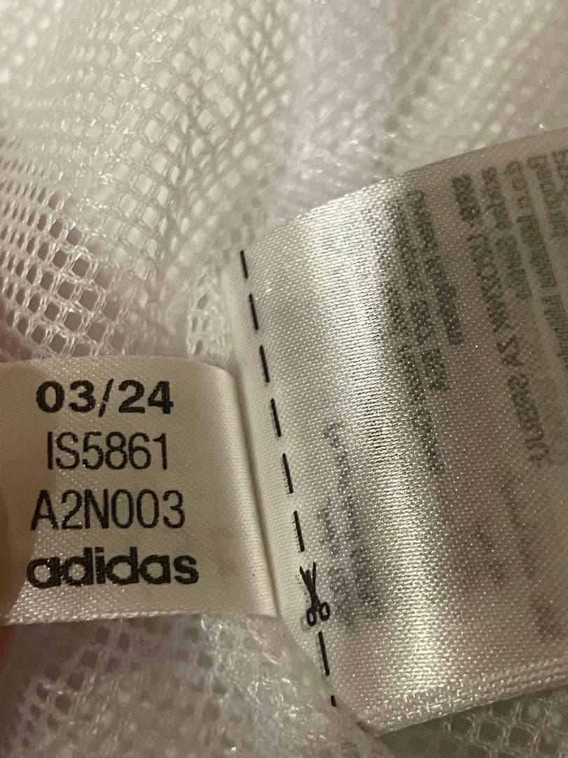 アディダスサッカーASローマトレーニング練習ウィンドブレーカー白24オレンジ25