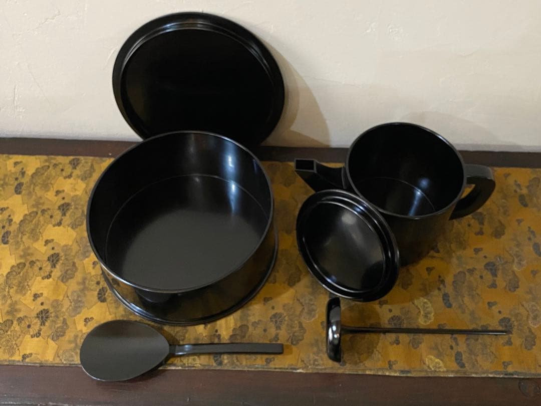 茶道具　懐石道具一式　新品未使用品　木製　本漆