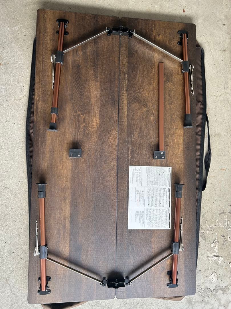 美品✨　コールマン バタフライテーブル120 マスターシリーズ