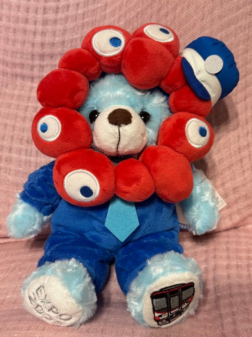 【万博限定】　新品　JR西日本　ご当地ベア　ぬいぐるみ　万博　ミャクミャク