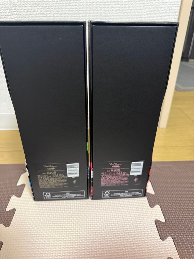 新品ドンペリ×村上隆限定コラボ2本セット(希少ロゼ2010，2015)箱有