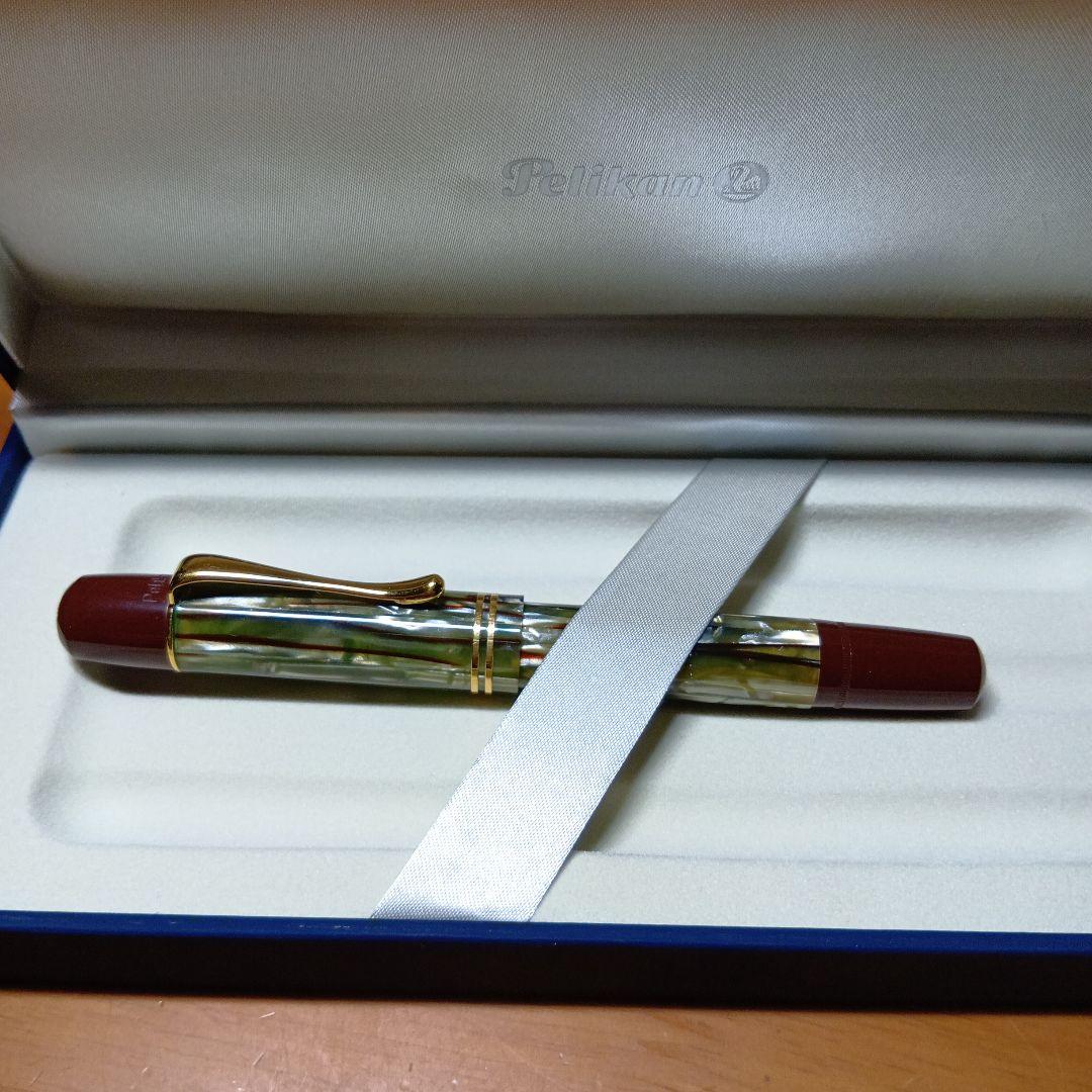 ペリカン 万年筆 M101N (F) トータスシェルブラウン