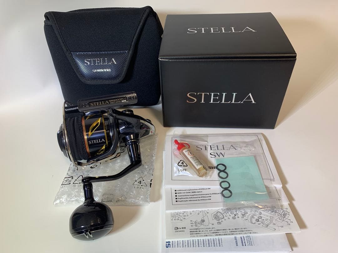 [中古品] シマノ 20ステラSW 6000PG PE3号 300m付き