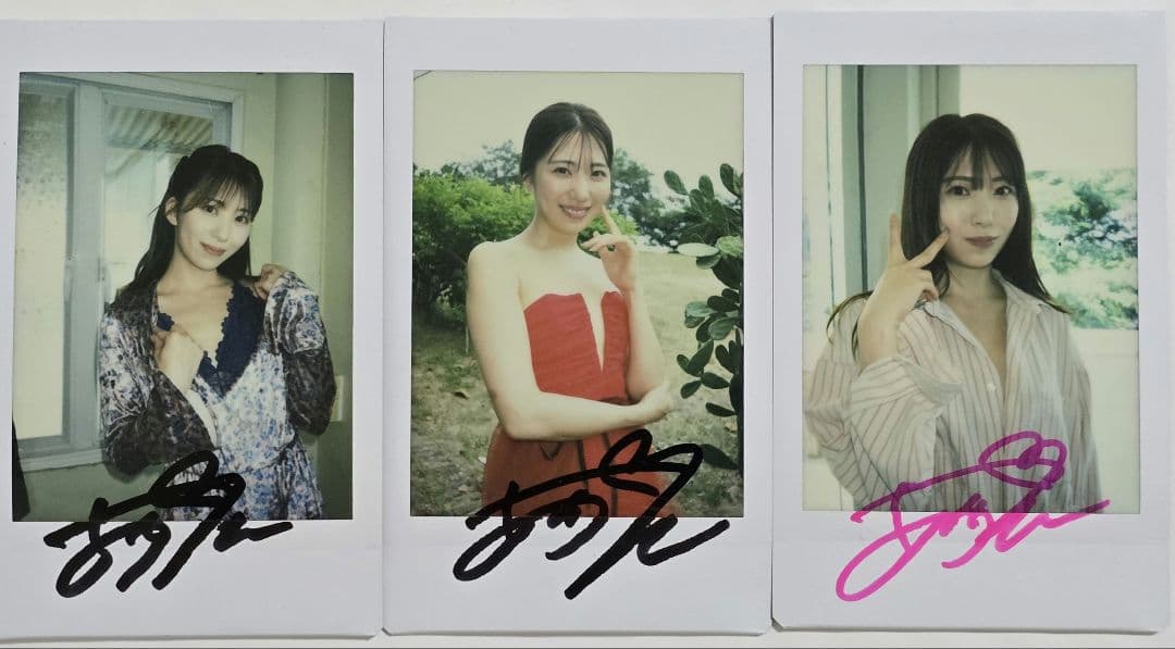 山岸あや花(山岸逢花) サイン入り チェキセット
