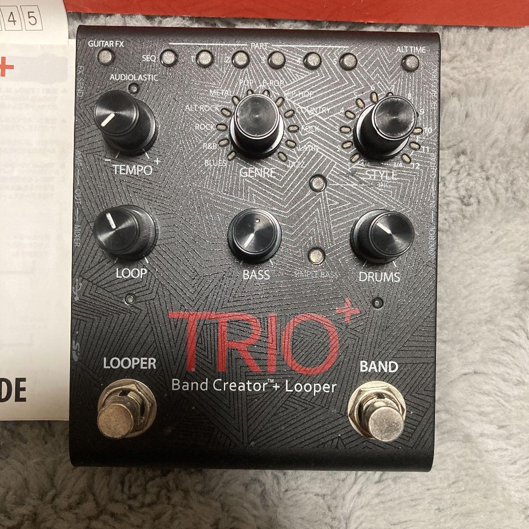 ほぼ新品 DigiTech TRIO + ルーパー ベースドラム自動演奏