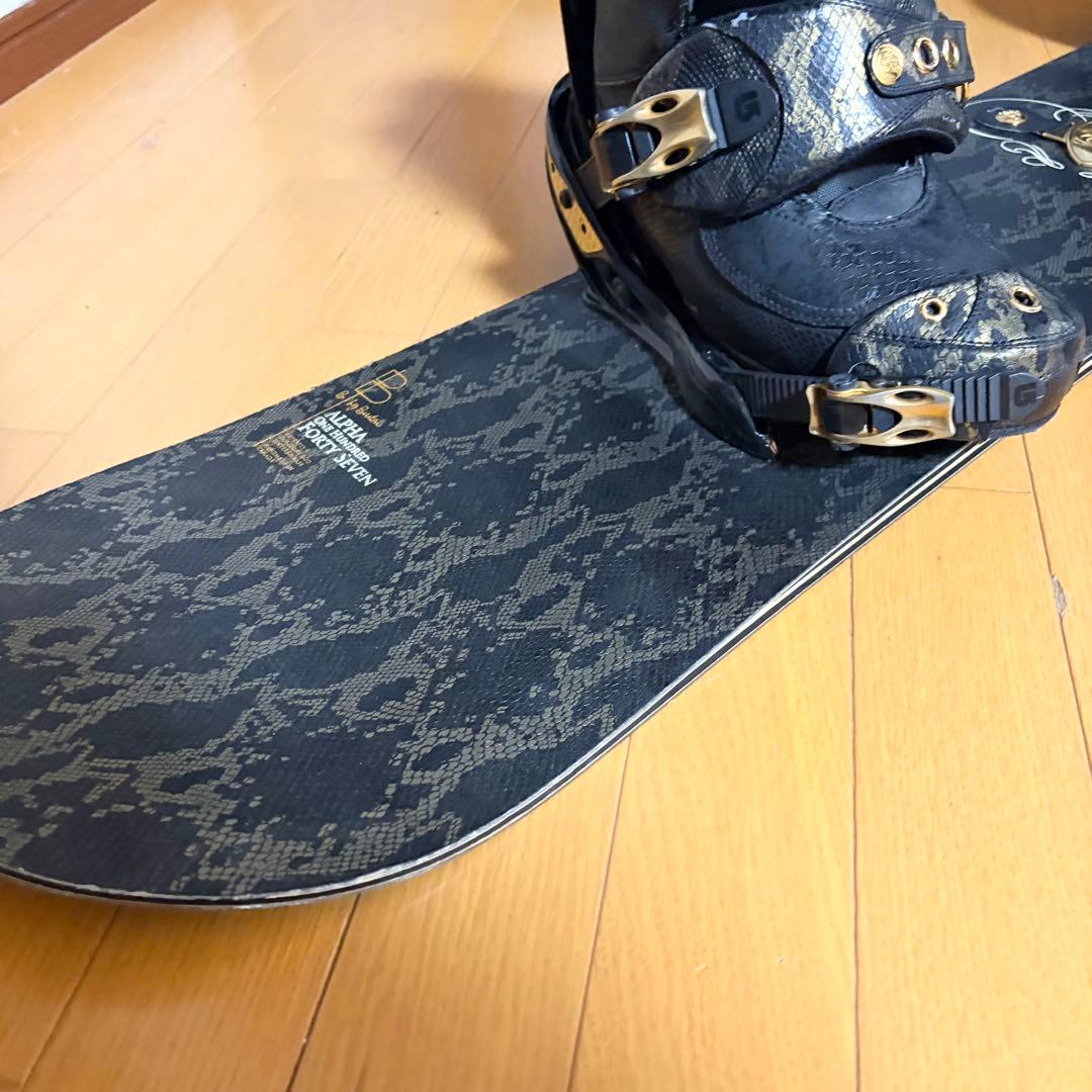BURTON ALPHA 147cm スノーボード 板 ビンディング ブーツ付き
