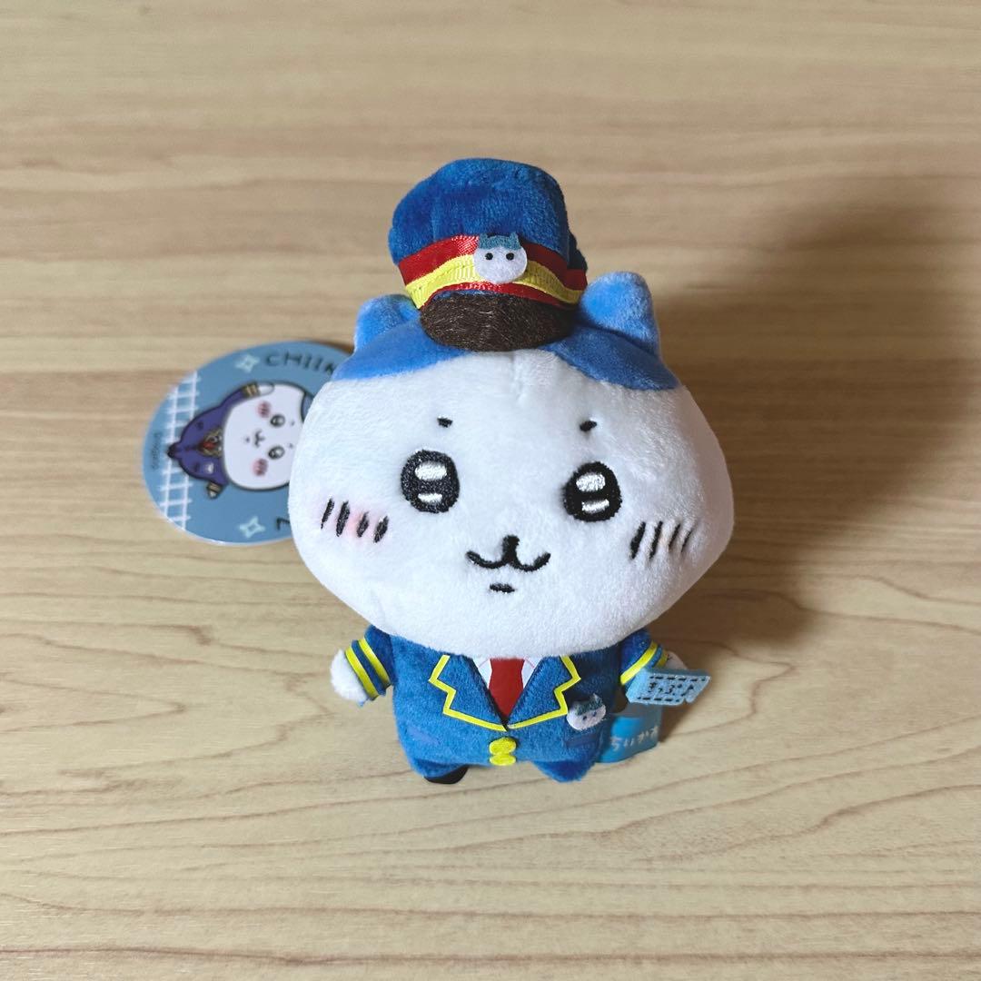 ちいかわ 駅員さんなマスコット （ハチワレ）