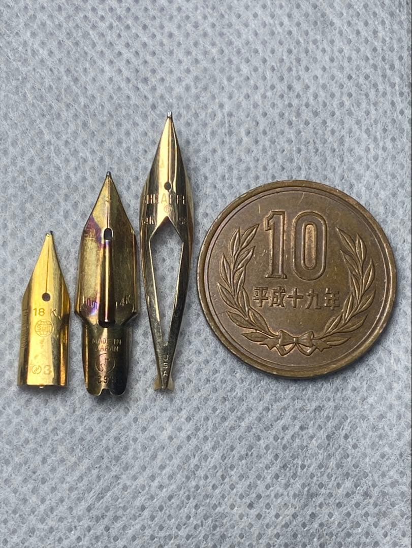 No.110 金無垢18K 0.37g 14k 1.13g 金 24K 純金