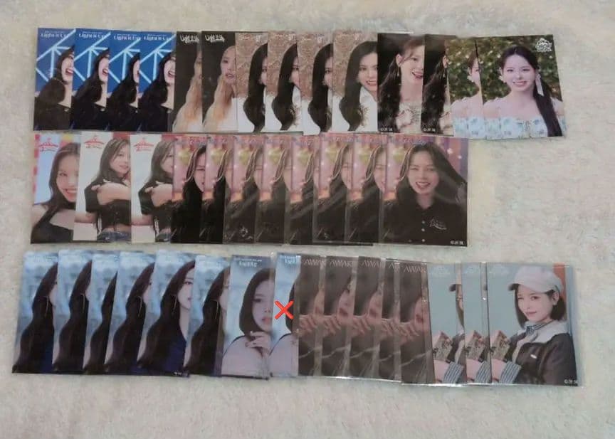 バラ売り⭕ NiziU オンラインくじ ステッカー フォトカ スリーブ チャーム