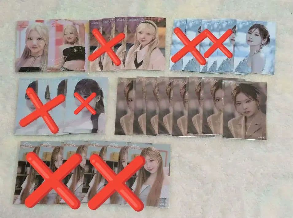 バラ売り⭕ NiziU オンラインくじ ステッカー フォトカ スリーブ チャーム