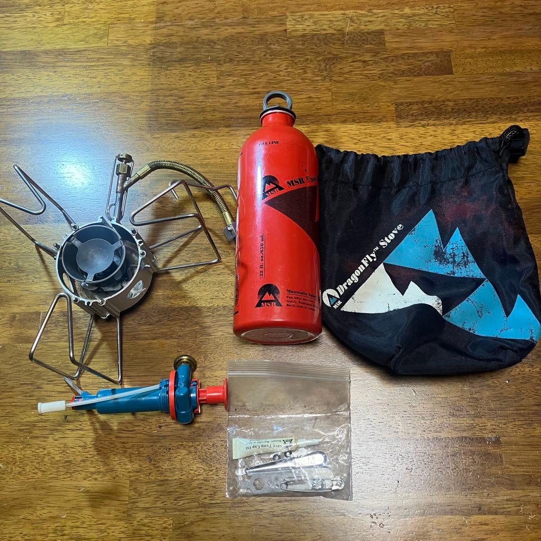 MSR Dragonfly ドラゴンフライ　ボトル 修理キット付き