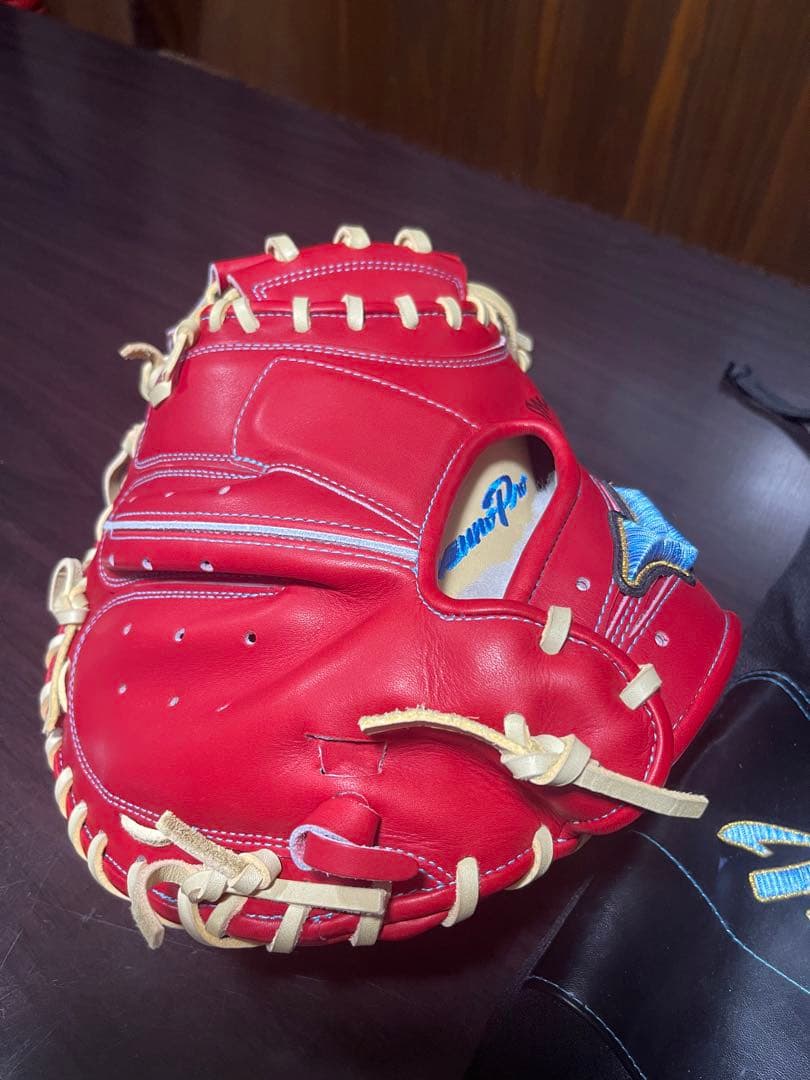 バナナ　ダイバーシティブルー ミズノプロ オーダー キャッチャー軟式 耕作