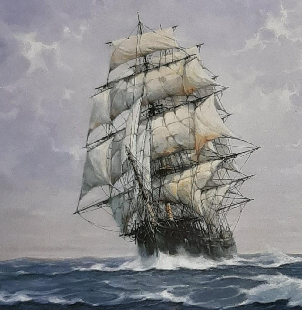 鈴木政輝、「風の旅人」、希少画集の額装画、四季、風景、人気作品