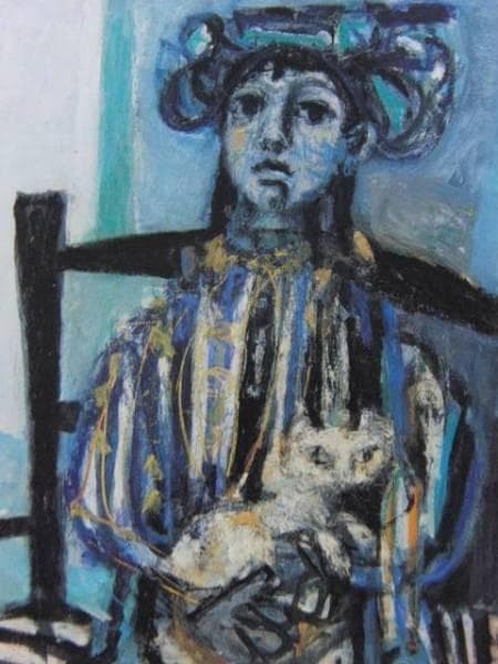 Antoni Clave、FILLETTE AU CHAT、海外版超希少レゾネ